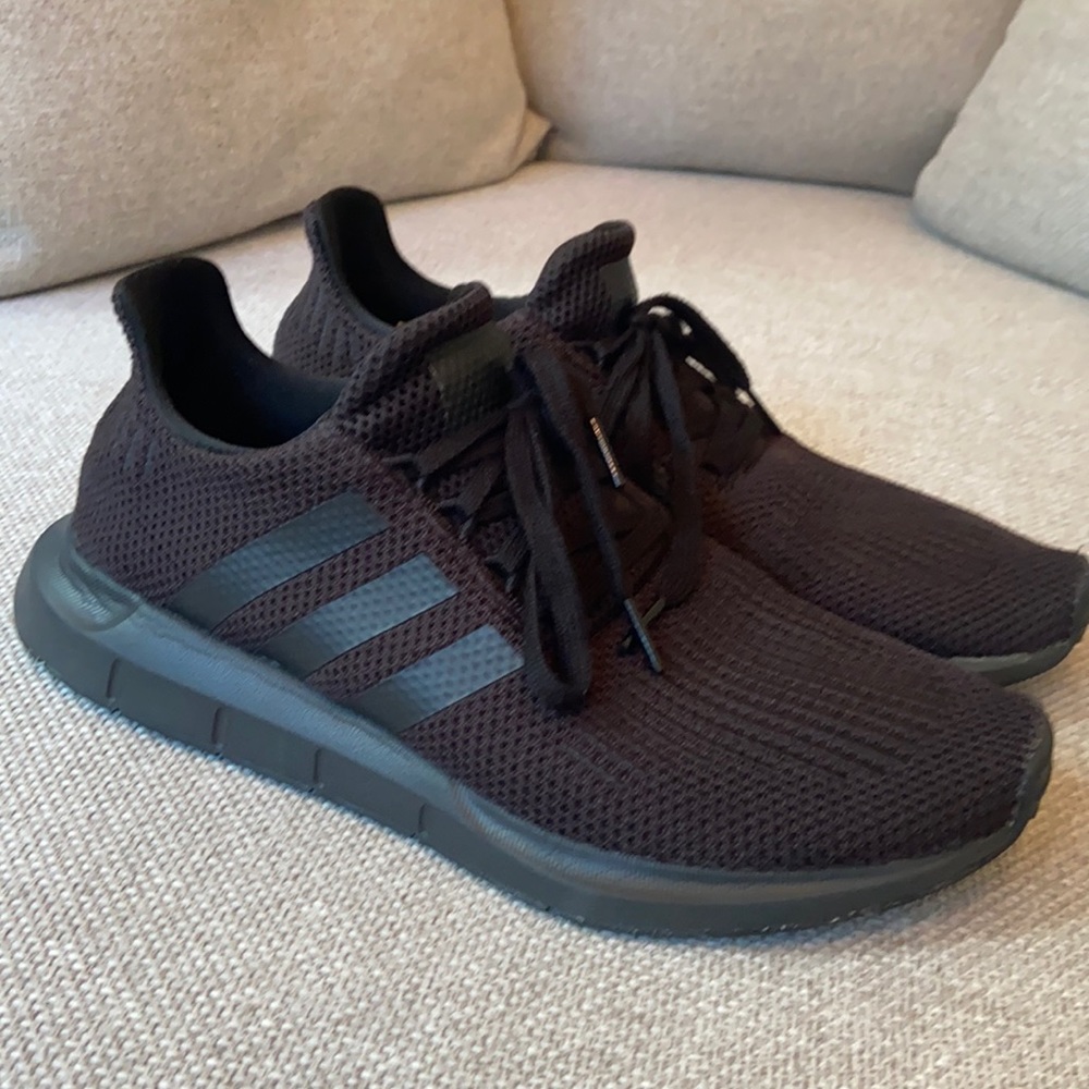 Adidas knit trainers, size 9.5